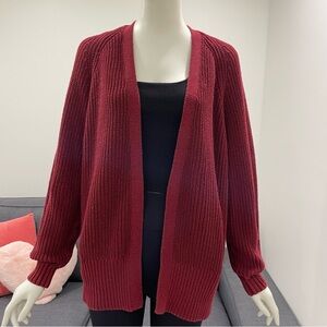 URBAN OUTFITTERS Open Front Shaker Knit Cardigan with Pockets Size Medium